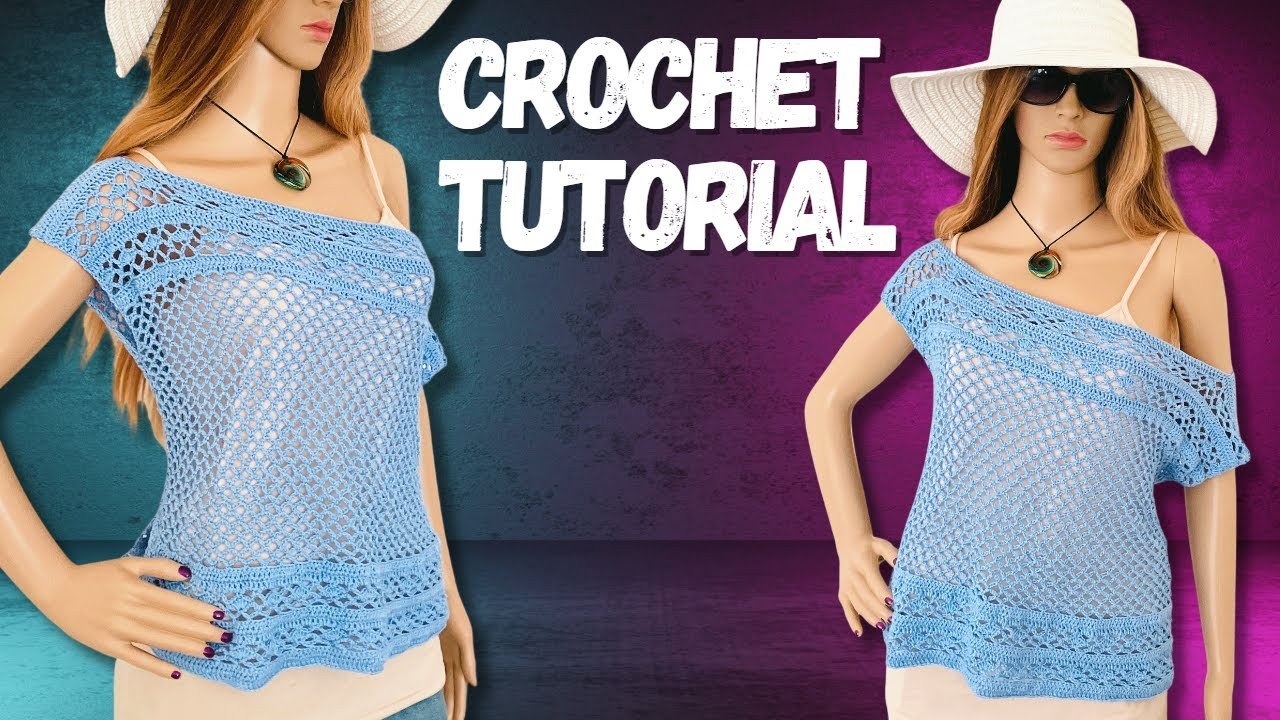 This Crochet Lacy Top Will Make You Look Amazing on the Beach!