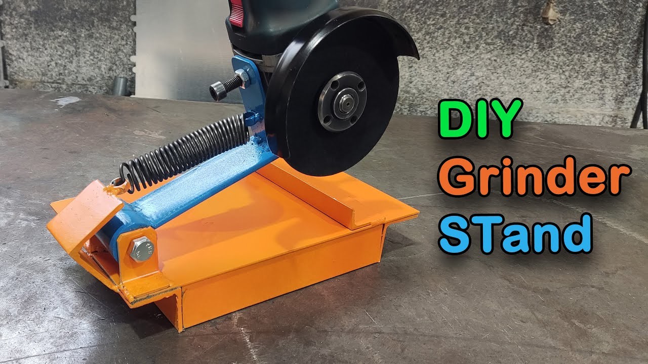 THIS IS THE BEST WAY TO MAKE AN ANGLE GRINDER STAND