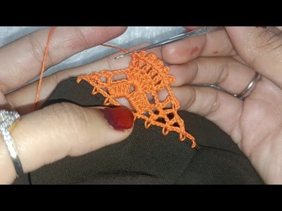 Crochet Dupatta Lace Design|| Crochet Beautiful border #arbinasathi #handmade #artist