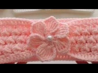 Crochet hairband, headband.Crochet Designer