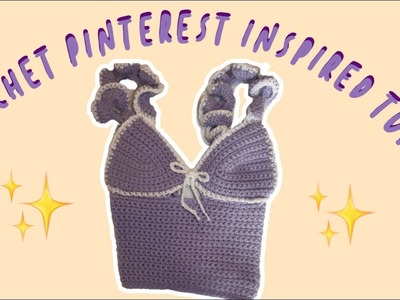 Crochet Pinterest top tutorial
