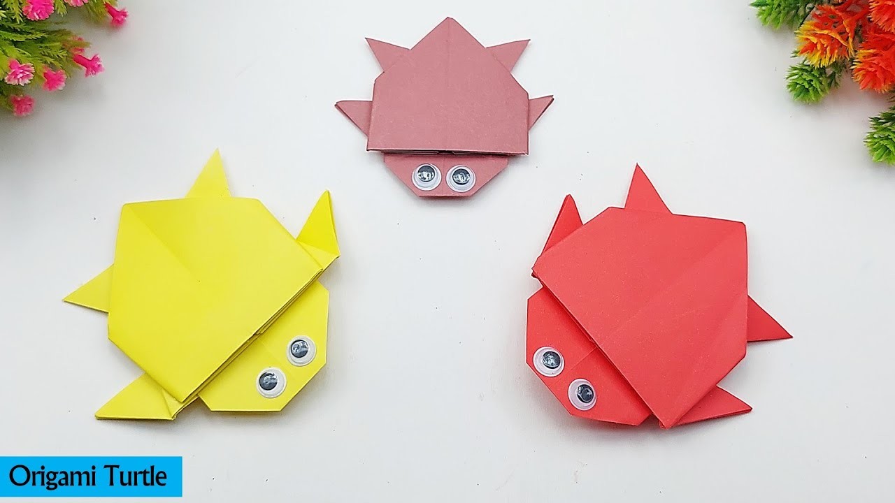 DIY - Paper Turtle Making | How to Make Paper Turtle | Origami Turtle | Easy Paper Crafts