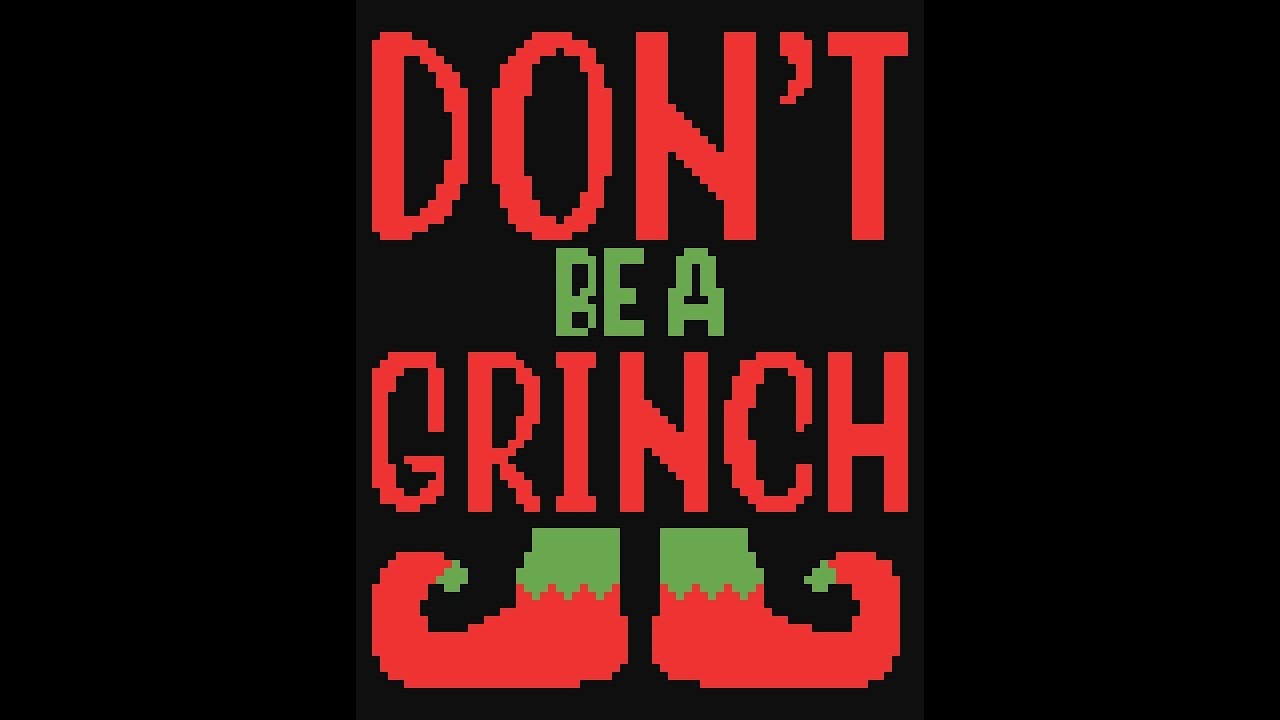 Dont Be A Grinch Graphghan Front Tutorial, Part 8