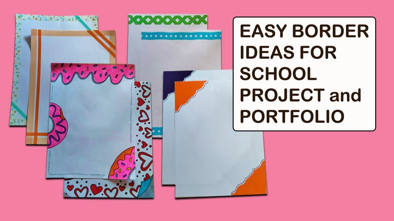 easy-border-design-ideas-for-school-project-portfolio-module-tutorial