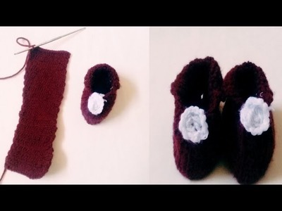Easy Crochet Baby Booties|Crochet Baby Shoes|Craft & Crochet Boots| ????