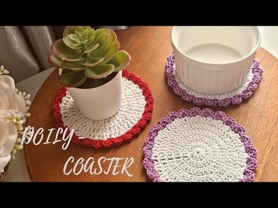 Easy Crochet Coaster - Doily