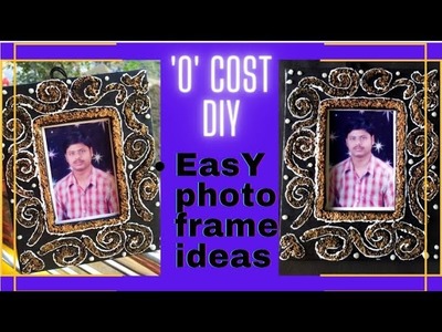 Easy  photo frame ideas making at home#easy photo frame kaise banaye#Best out of waste #sand crafts