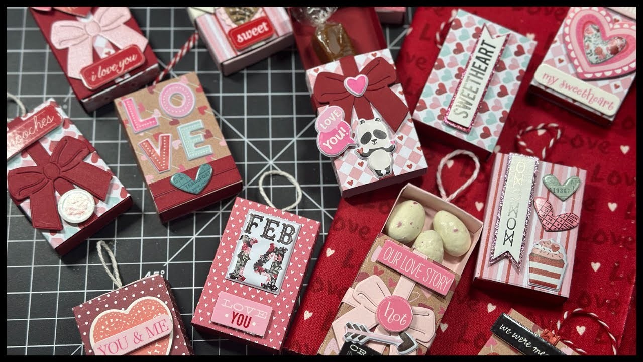 Hero Arts | Valentines Matchstick Boxes!