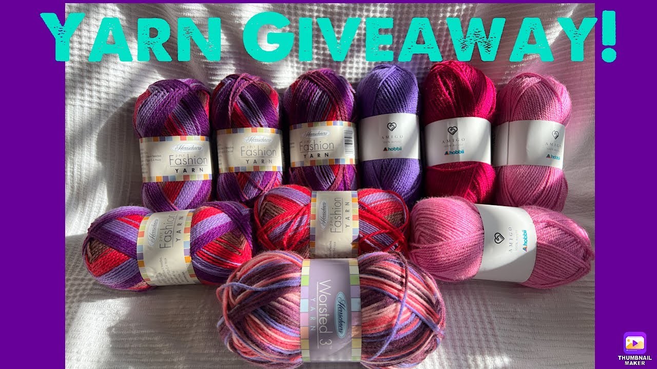 Hobbii Amigo & Herrschners Fashion Yarn Giveaway + WIP Wednesday Crochet Chat