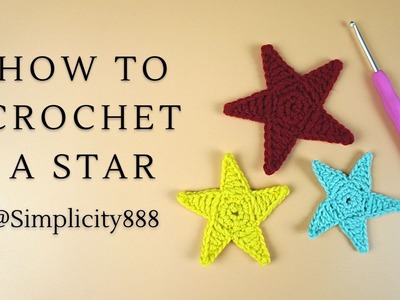 ⭐️How to crochet a star #crochet