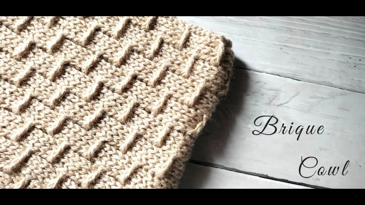 How to crochet an adult size cowl
