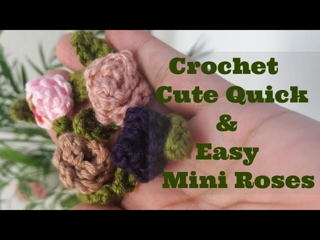 How to crochet easy Rose Tutorial for beginners