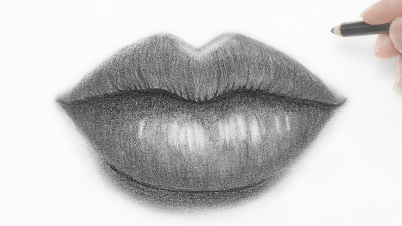 How to Draw Realistic Lips I Easy Drawing Tutorial Art with Pencil I Step By Step for Beginners 2023