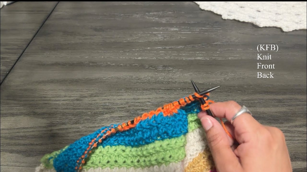 How to KFB (knit front back)