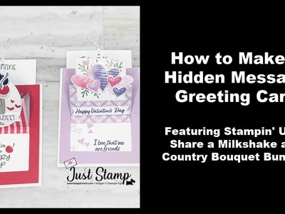 How to Make a Hidden Message Greeting Card — 3 Designs!