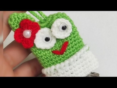 Knitted keychain making????????