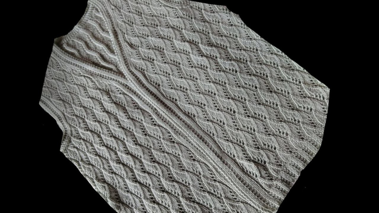Ladies cardigan knitting design