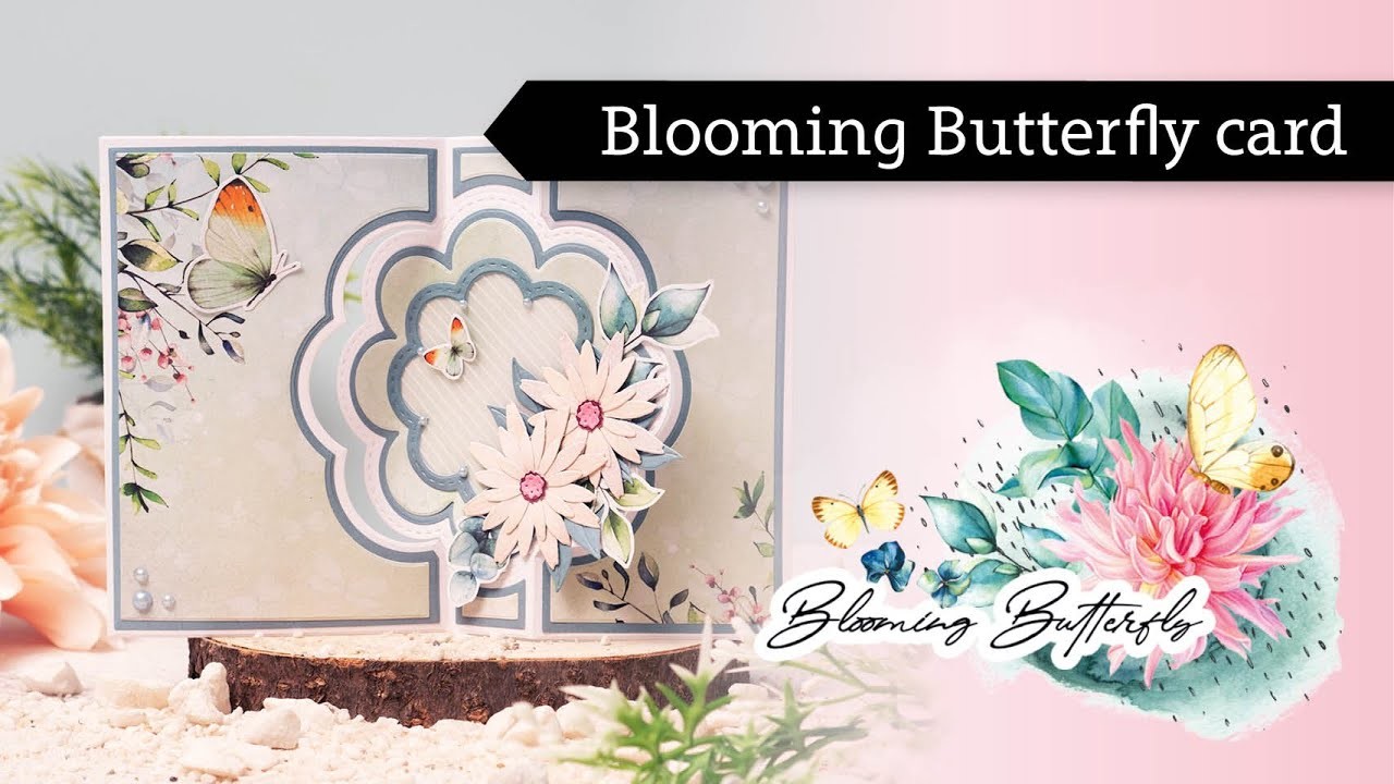 Make a card with the new BLOOMING BUTTERFLY collection!