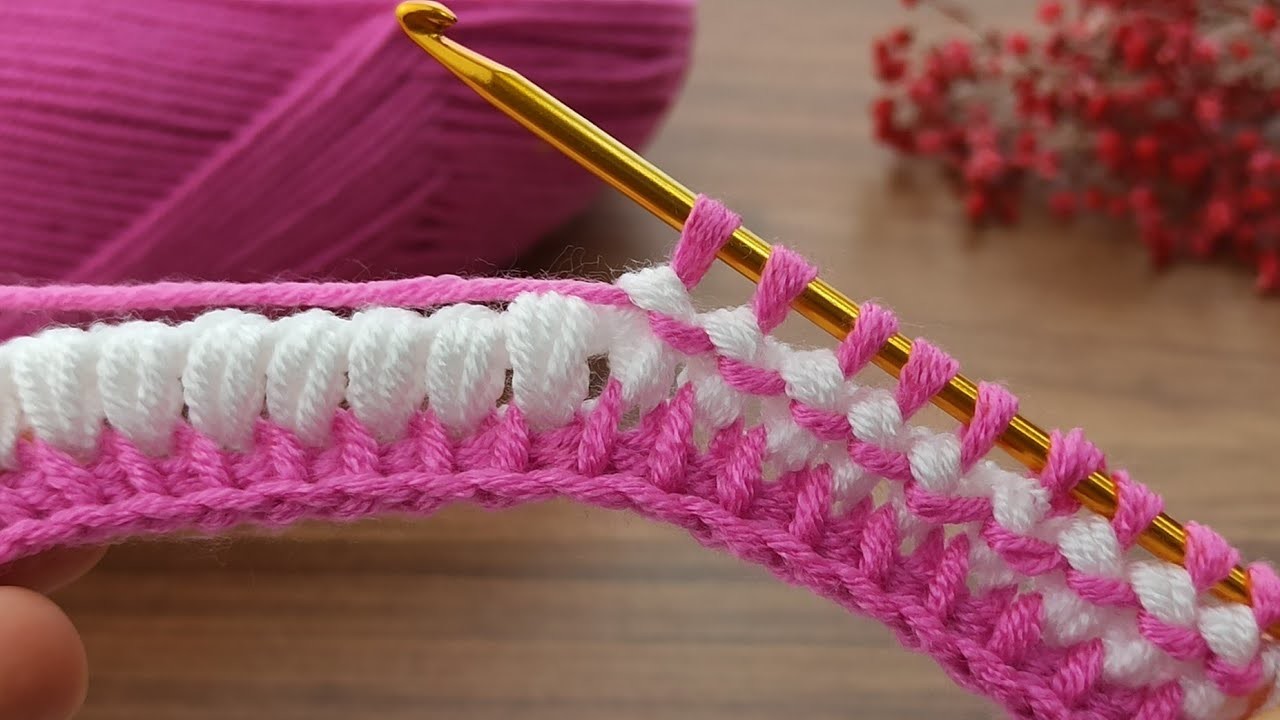 Muy hermosa???????? Tunisian crochet pattern explanation that should be stitched very easily #tunisian
