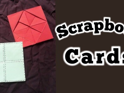 Scrapbook Cards.How to make cards for Scrapbook|DIY Scrapbook cards Ideas|Tutorial