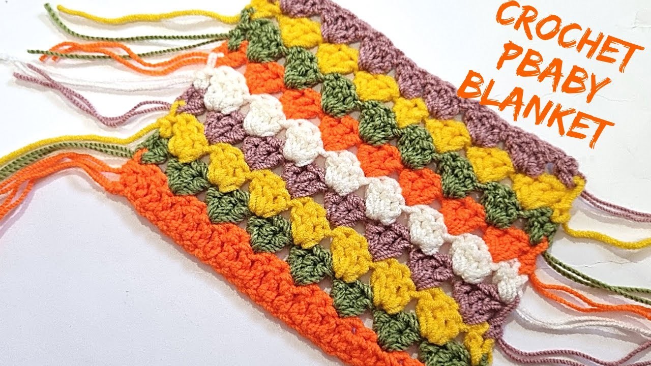 Super easy baby blanket knitting crochet pattern for beginners