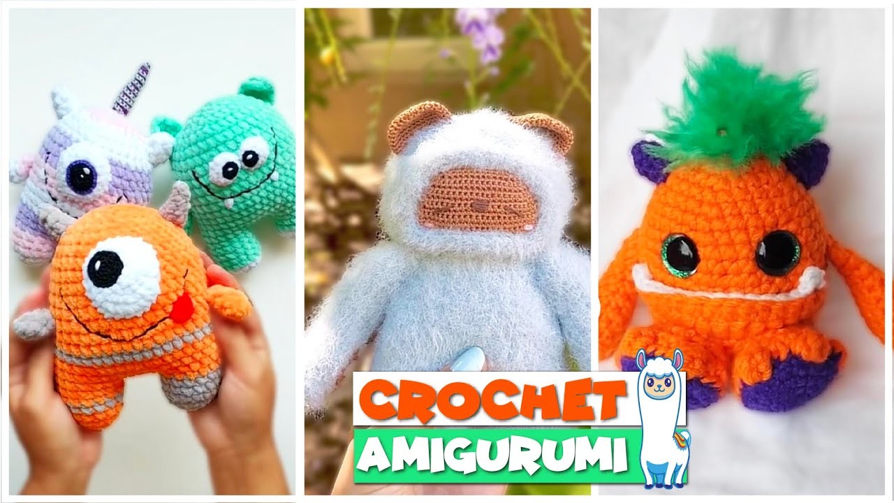 TikTok Crochet  Amigurumi ???? MONSTER ???? Compilation 118 | @blu_llama