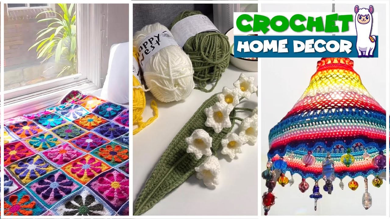TikTok Crochet Home ????Decor ????. Room Decoration Compilation #6 | @blu_llama