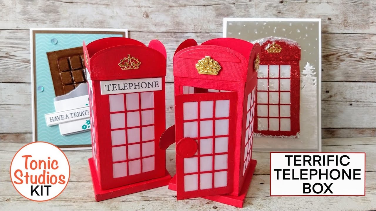 Tonic Studios Kit 64 - TERRIFIC TELEPHONE BOX!