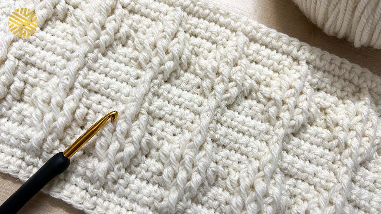 VERY EASY Crochet Pattern for BEGINNERS! ???? AWESOME Crochet Stitch for Baby Blanket, Sweater and Bag