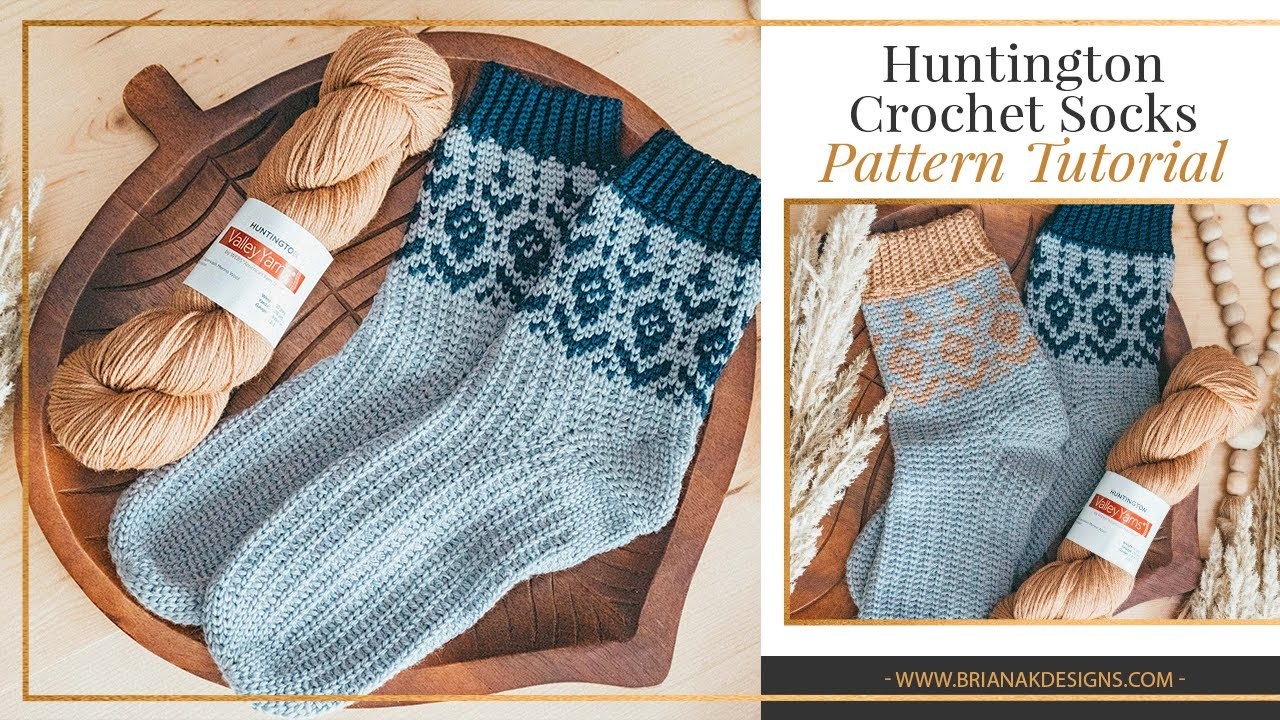 Woodland Walker Crochet Socks - Free Pattern