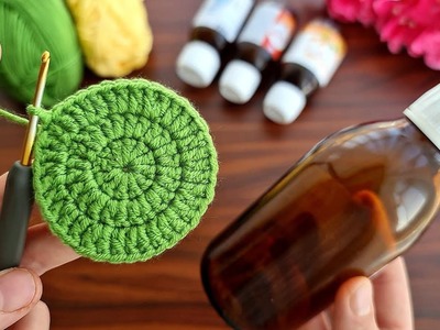 Wow! How to make an eye catching pineapple looking crochet room fragrance incense. make, sell,gift.????