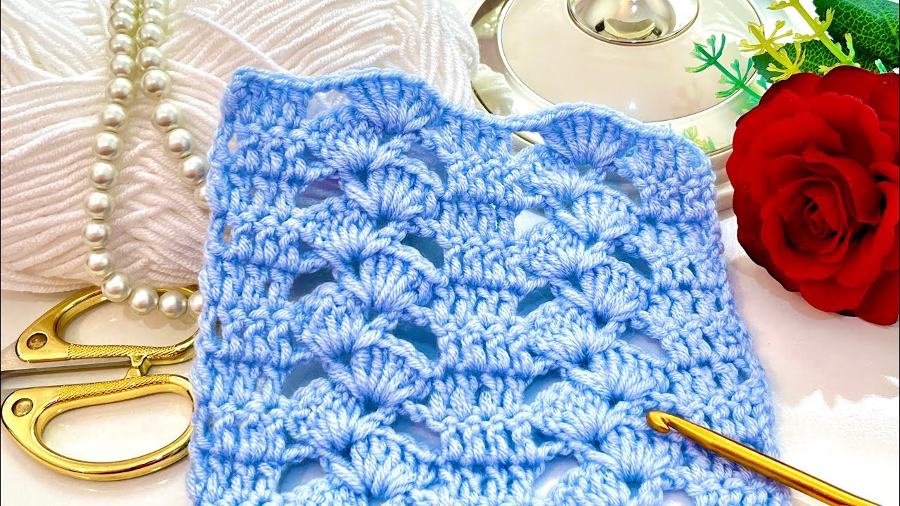 WOW on request!???? Very Beautiful! Only 1 row of Easy Crochet Stitch pattern