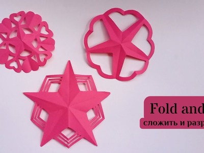 3 Best Ways to Fold and Cut a Paper into STAR Shapes - Origami Easy