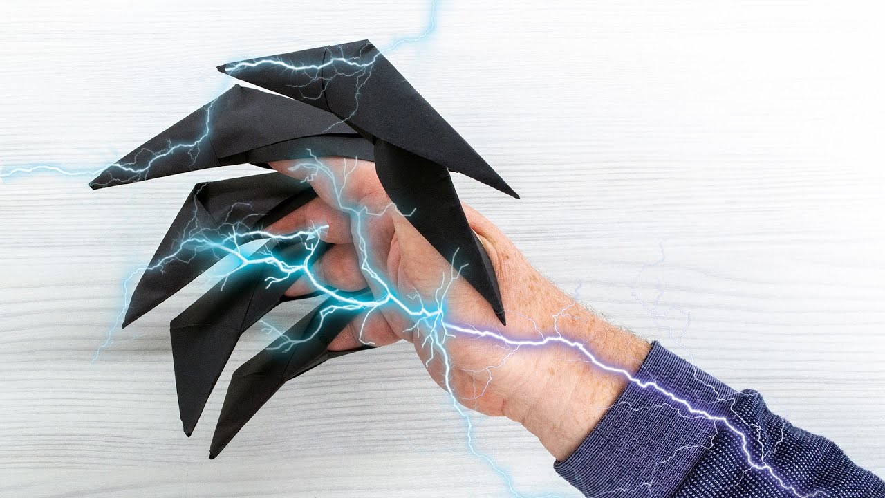 Crafting Dragon Claws - a fun and Easy Paper Model Tutorial
