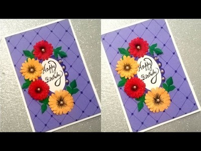 Diy birthday card . handmade birthday card .#handmade .#diy .#craft .#birthday .#birthdaycard .