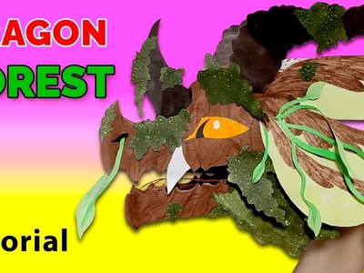 DIY. Forest Dragon made of paper on hand. How to make such a dragon?. Sofit PaperCraft