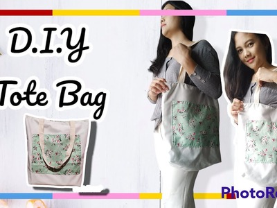 DIY Tote bag | How to Sew Tote bag | Tutorial Tote bag | Tote bag  | Easy Sewing