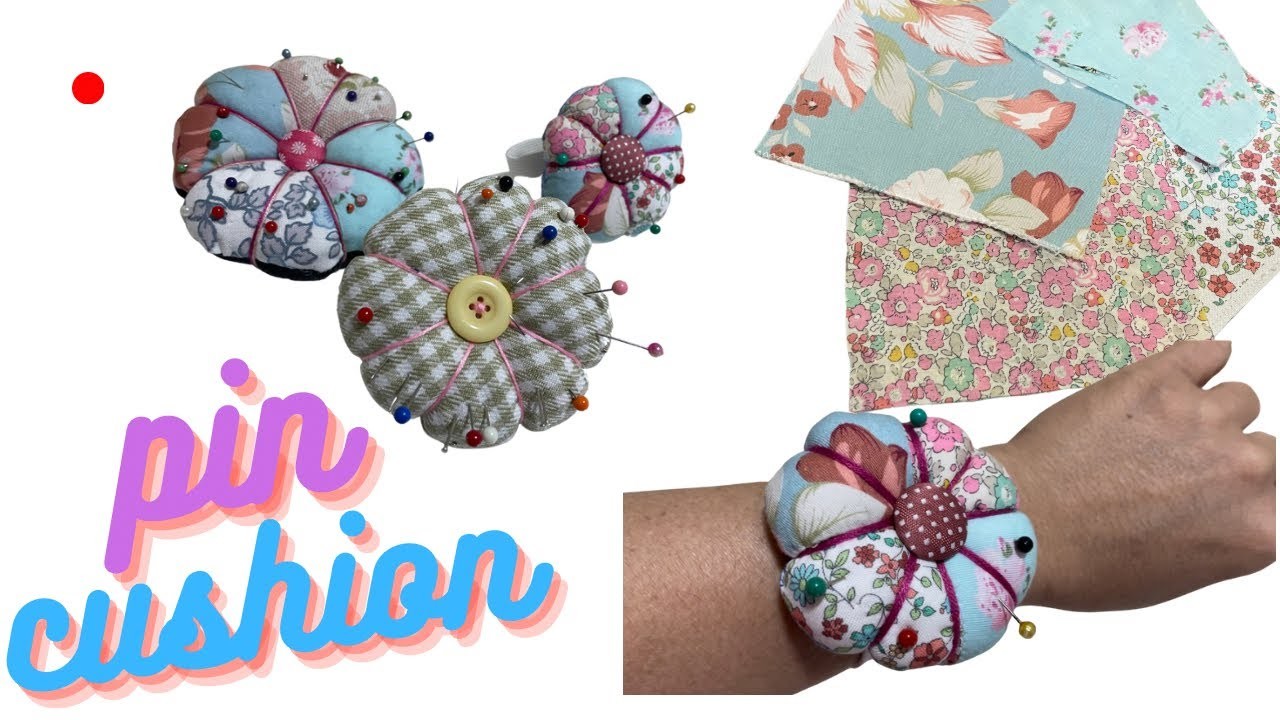 Don’t throw away your fabric scraps |wrist pincushion tutorial | DIY || zero waste sewing patchwork