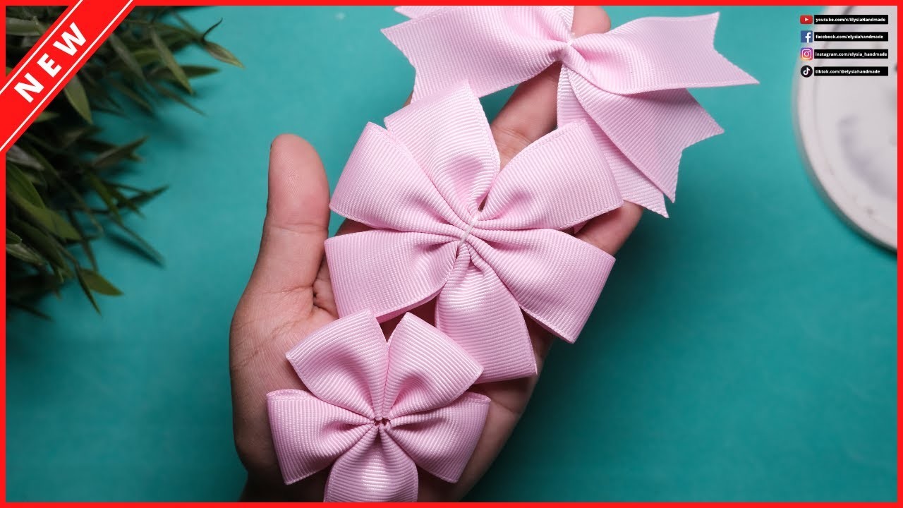 Easy DIY Ribbon Bow: Tutorial How to Make a Bow for Wreaths and Decorations