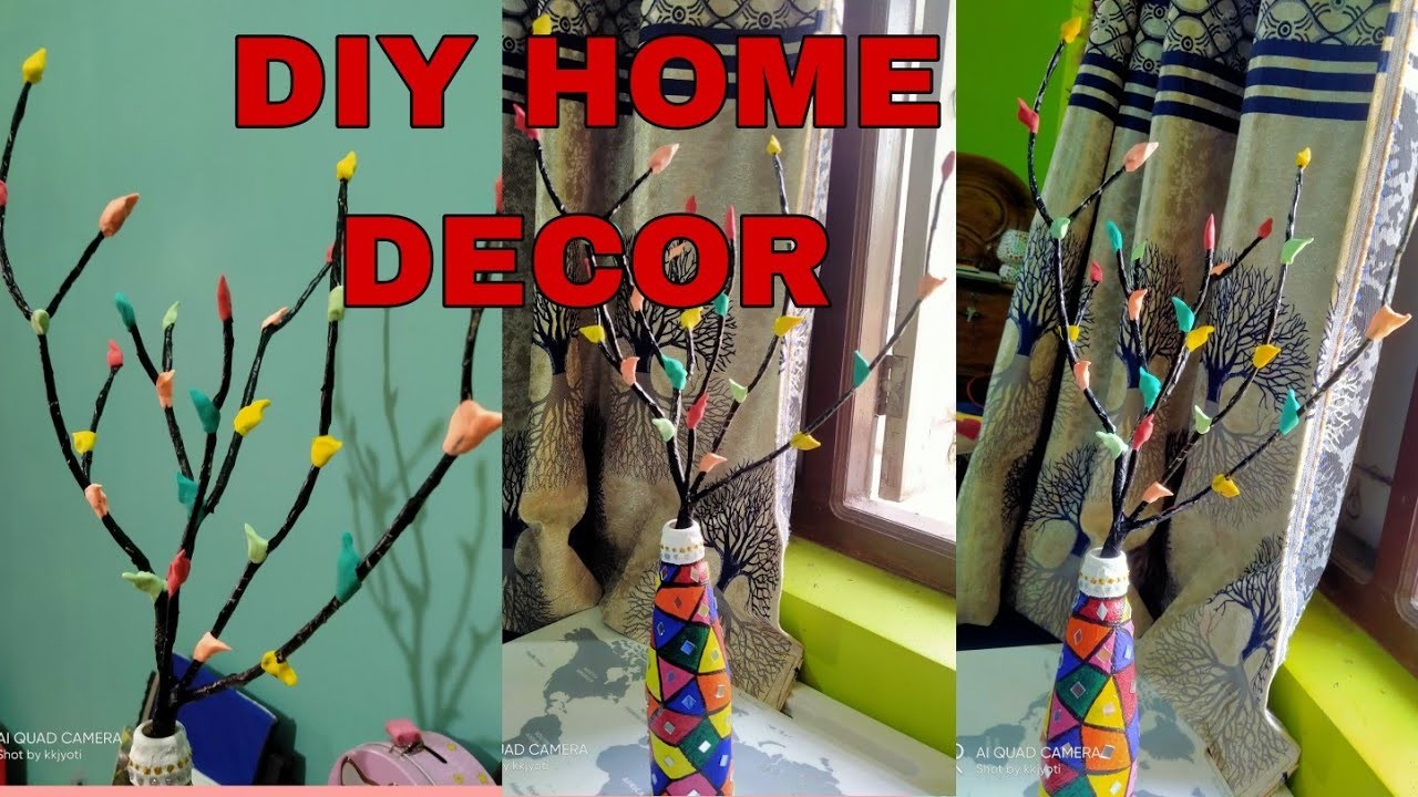 Easy Home Decor DIY Dry Using clay.Simple Diy craft ideas @JyotisArtCraftGallery