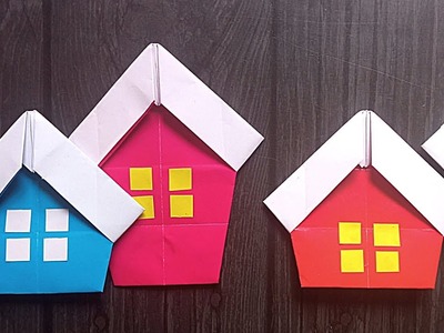 Easy Origami House - Paper House Making - Origami For Kids