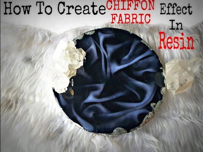 How To Create Chiffon Fabric Effect In Resin | The Drape Technique