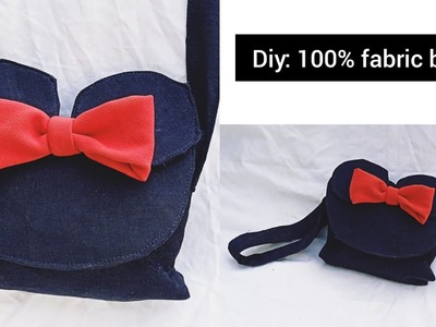 How to cut and sew a fabric hand bag.very easy, detailed.????????