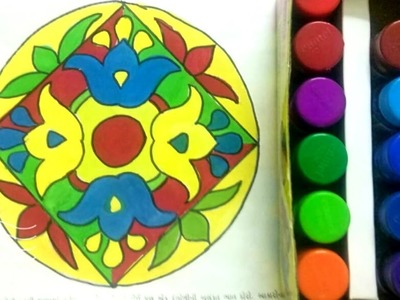 How to Draw Design| Design Art| Pattern Drawing| Pattern Painting| Arabic Pattern| @Vedanshi Art