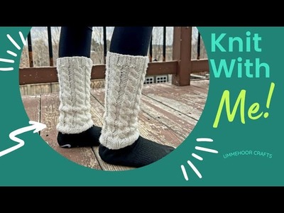 How To Knit Leg Warmers |Easy To Knit For Beginners| Cabled Lace Pattern ???? |Quick & Easy| Urdu.Hindi