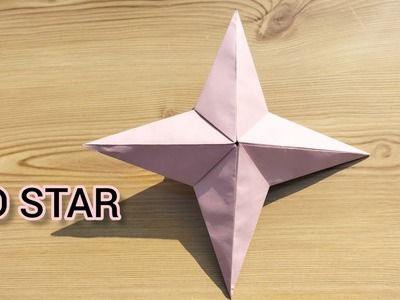 How To Make A 3D Star|origami 3d star