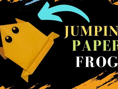 How to make a paper jumping Frog. Fun and Easy origami. DIY - Jumping Frog Origami. @bkcrafts2553