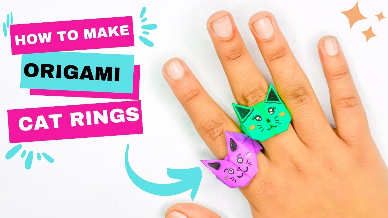 How to Make an Origami Cat Ring