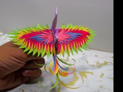 How to make beautiful paper bird ????