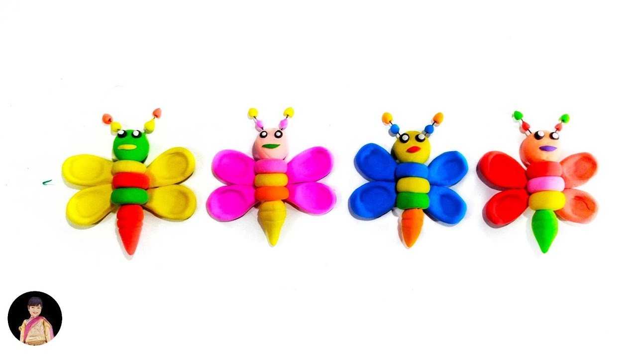 How to Make Polymer Clay Butterfly, Butterfly Polymer Clay Making, Clay Butterfly Making
